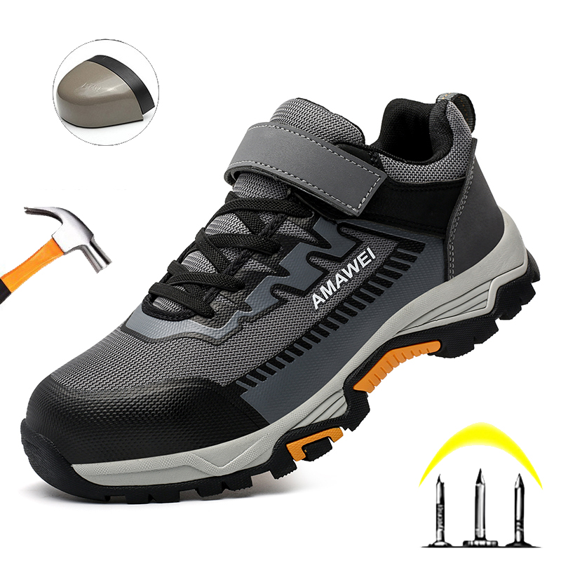 Outdoor Adventure Shoes - Bottes de sécurité pour hommes, embout