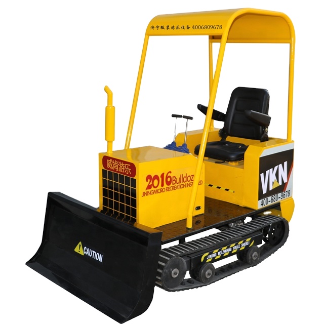 Outdoor Adventure Education - Mini Bulldozer Électrique en Métal pour