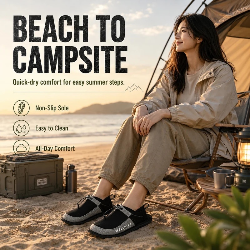 Chaussons de camping à séchage - Outdoor Adventure Shoes avis et prix